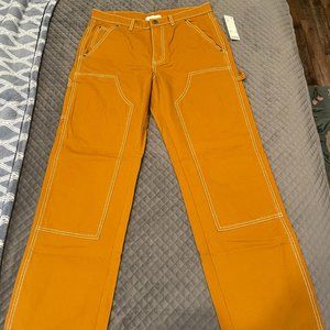 NWT Brown BDG Canvas Carpenter Pant Womens Size 29